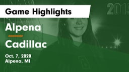 Alpena  vs Cadillac  Game Highlights - Oct. 7, 2020