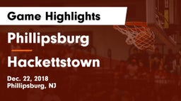 Phillipsburg  vs Hackettstown  Game Highlights - Dec. 22, 2018