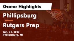 Phillipsburg  vs Rutgers Prep Game Highlights - Jan. 31, 2019