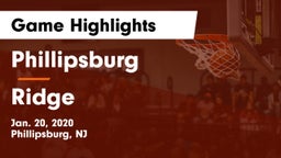 Phillipsburg  vs Ridge  Game Highlights - Jan. 20, 2020