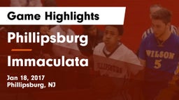 Phillipsburg  vs Immaculata  Game Highlights - Jan 18, 2017