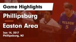 Phillipsburg  vs Easton Area  Game Highlights - Jan 14, 2017