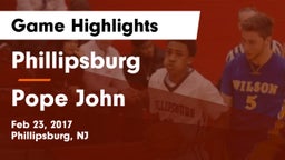 Phillipsburg  vs Pope John Game Highlights - Feb 23, 2017