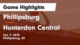 Phillipsburg  vs Hunterdon Central Game Highlights - Jan. 9, 2018