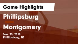 Phillipsburg  vs Montgomery  Game Highlights - Jan. 23, 2018