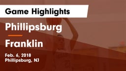 Phillipsburg  vs Franklin  Game Highlights - Feb. 6, 2018