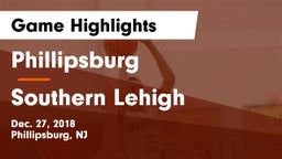 Phillipsburg  vs Southern Lehigh  Game Highlights - Dec. 27, 2018