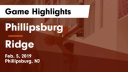 Phillipsburg  vs Ridge  Game Highlights - Feb. 5, 2019