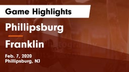 Phillipsburg  vs Franklin  Game Highlights - Feb. 7, 2020