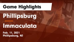 Phillipsburg  vs Immaculata  Game Highlights - Feb. 11, 2021