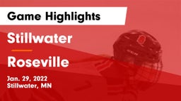 Stillwater  vs Roseville  Game Highlights - Jan. 29, 2022