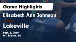 Elisabeth Ann Johnson  vs Lakeville  Game Highlights - Feb. 5, 2019