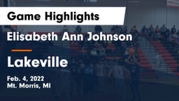 Elisabeth Ann Johnson  vs Lakeville Game Highlights - Feb. 4, 2022