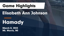 Elisabeth Ann Johnson  vs Hamady Game Highlights - March 8, 2023