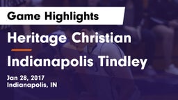 Heritage Christian  vs Indianapolis Tindley Game Highlights - Jan 28, 2017