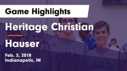 Heritage Christian  vs Hauser  Game Highlights - Feb. 3, 2018