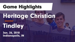 Heritage Christian  vs Tindley  Game Highlights - Jan. 26, 2018
