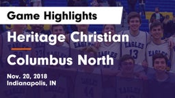 Heritage Christian  vs Columbus North  Game Highlights - Nov. 20, 2018
