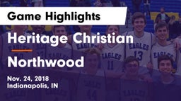 Heritage Christian  vs Northwood  Game Highlights - Nov. 24, 2018