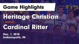 Heritage Christian  vs Cardinal Ritter  Game Highlights - Dec. 1, 2018