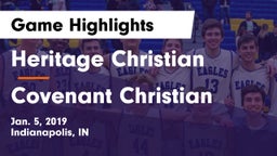 Heritage Christian  vs Covenant Christian  Game Highlights - Jan. 5, 2019
