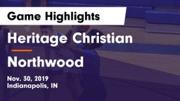 Heritage Christian  vs Northwood  Game Highlights - Nov. 30, 2019