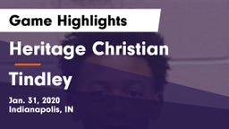 Heritage Christian  vs Tindley  Game Highlights - Jan. 31, 2020