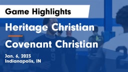 Heritage Christian  vs Covenant Christian  Game Highlights - Jan. 6, 2023