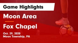 Moon Area  vs Fox Chapel  Game Highlights - Oct. 29, 2020