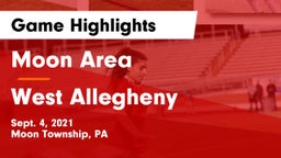 Moon Area  vs West Allegheny  Game Highlights - Sept. 4, 2021