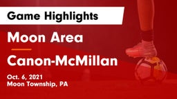 Moon Area  vs Canon-McMillan  Game Highlights - Oct. 6, 2021