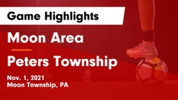 Moon Area  vs Peters Township  Game Highlights - Nov. 1, 2021