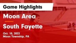 Moon Area  vs South Fayette  Game Highlights - Oct. 10, 2022