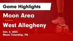 Moon Area  vs West Allegheny  Game Highlights - Oct. 2, 2023