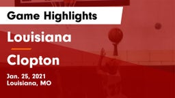 Louisiana  vs Clopton   Game Highlights - Jan. 25, 2021