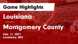Louisiana  vs Montgomery County  Game Highlights - Feb. 11, 2021