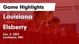 Louisiana  vs Elsberry  Game Highlights - Jan. 3, 2022