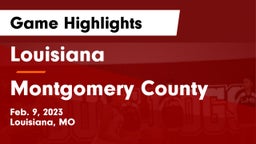 Louisiana  vs Montgomery County  Game Highlights - Feb. 9, 2023