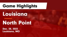 Louisiana  vs North Point  Game Highlights - Dec. 28, 2023