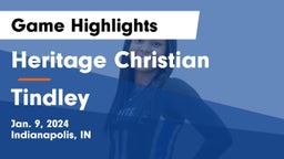 Heritage Christian  vs Tindley  Game Highlights - Jan. 9, 2024