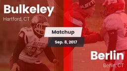 Matchup: Bulkeley  vs. Berlin  2017