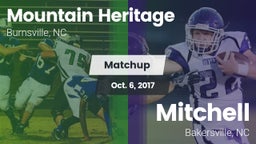 Matchup: Mountain Heritage vs. Mitchell  2017