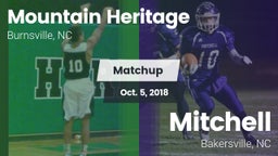 Matchup: Mountain Heritage vs. Mitchell  2018