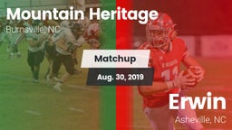 Matchup: Mountain Heritage vs. Erwin  2019