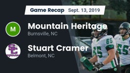 Recap: Mountain Heritage  vs. Stuart Cramer 2019