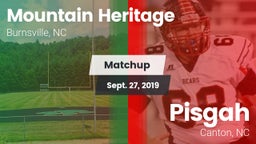 Matchup: Mountain Heritage vs. Pisgah  2019