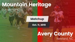 Matchup: Mountain Heritage vs. Avery County  2019