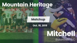 Matchup: Mountain Heritage vs. Mitchell  2019