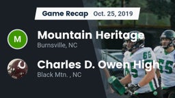 Recap: Mountain Heritage  vs. Charles D. Owen High 2019