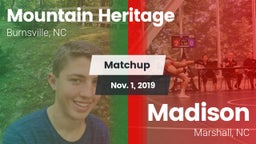 Matchup: Mountain Heritage vs. Madison  2019